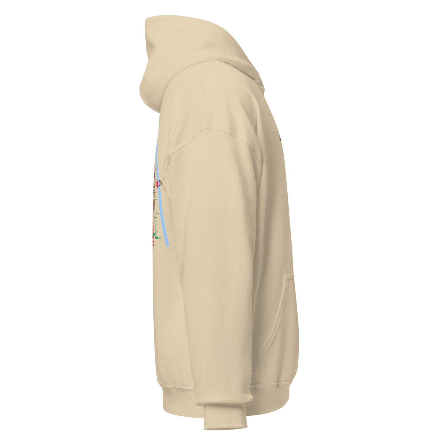 chicago L' line Hoodie